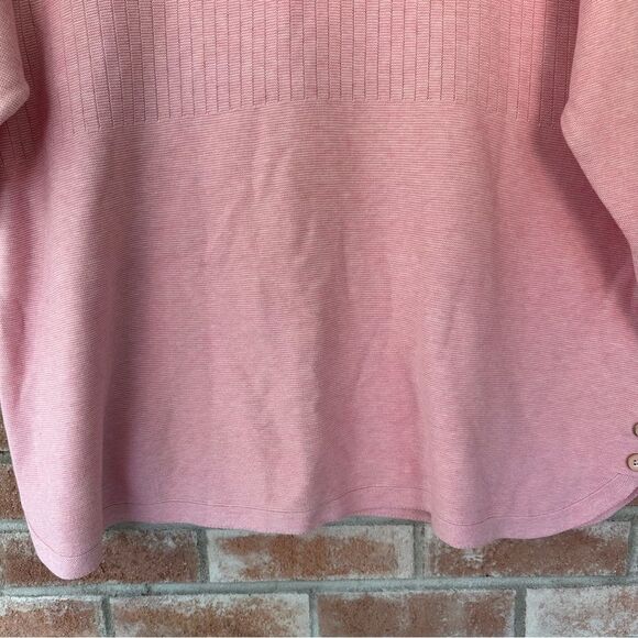 Talbots Knit Sweater Button Detail NEW Women’s Plus 3X Pink - Picture 4 of 11